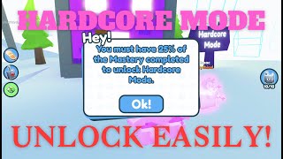HOW TO *UNLOCK* HARDCORE MODE IN 25MINS! 🤫