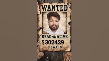 Tutorial Wanted poster filter#moneylove#candy#filter• #tutorial#shorts😜😜😜🙄#short