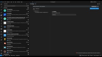 Business Central short video: Set the default publisher when creating a new project