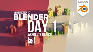 Blender Day 1  Absolute Basics  Introduction Series for Beginners ( compatible with 4.1)