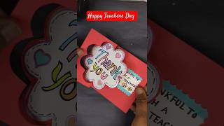 DIY Handmade Thank You Card for Teacher | Easy Teacher’s Day Craft Idea