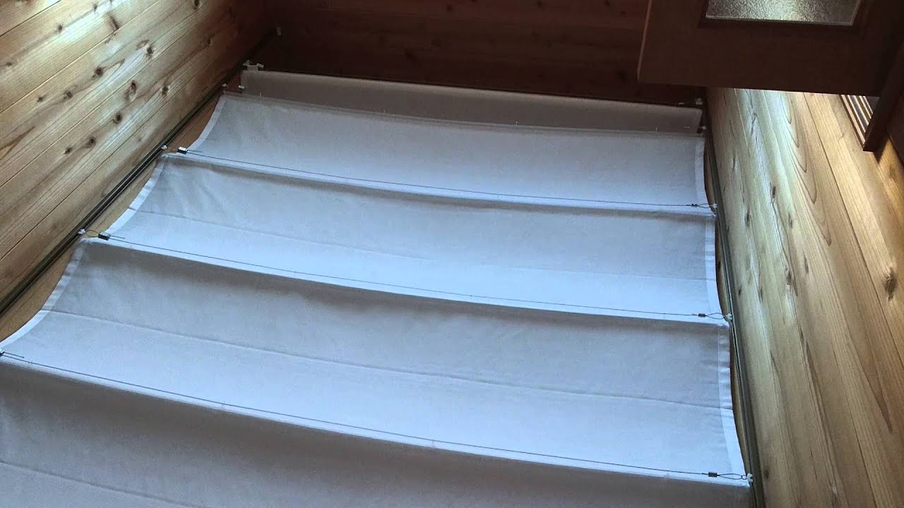 吹抜けを塞ぐシェードの施工例 Youtube