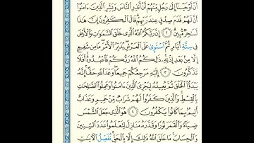 القرآن الكريم صفحة 208 برواية الليث أبي الحارث عن الكسائي   القارئ عبد الرشيد صوفي