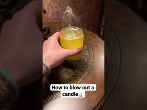 How to blow out a candle #shorts