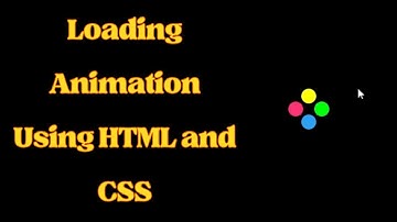 Loading Animation Using HTML & CSS | @amittutorial5