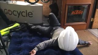 FULLYCHARGED Testing Hövding Airbag Helmet!
