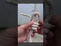 Do you know what this knot is called? Try to guess! #knotskills #outdoorlife #ropework #lifehacks