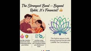 The Strongest Bond — Beyond Rakhi, It’s Financial! | Tax Planning &amp; GST Awareness by Laams