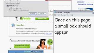 HyperCam download tutorial