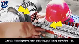 How to install filter press control cabinet