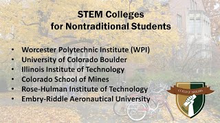 STEM Colleges. A Panel for non traditional students screenshot 1