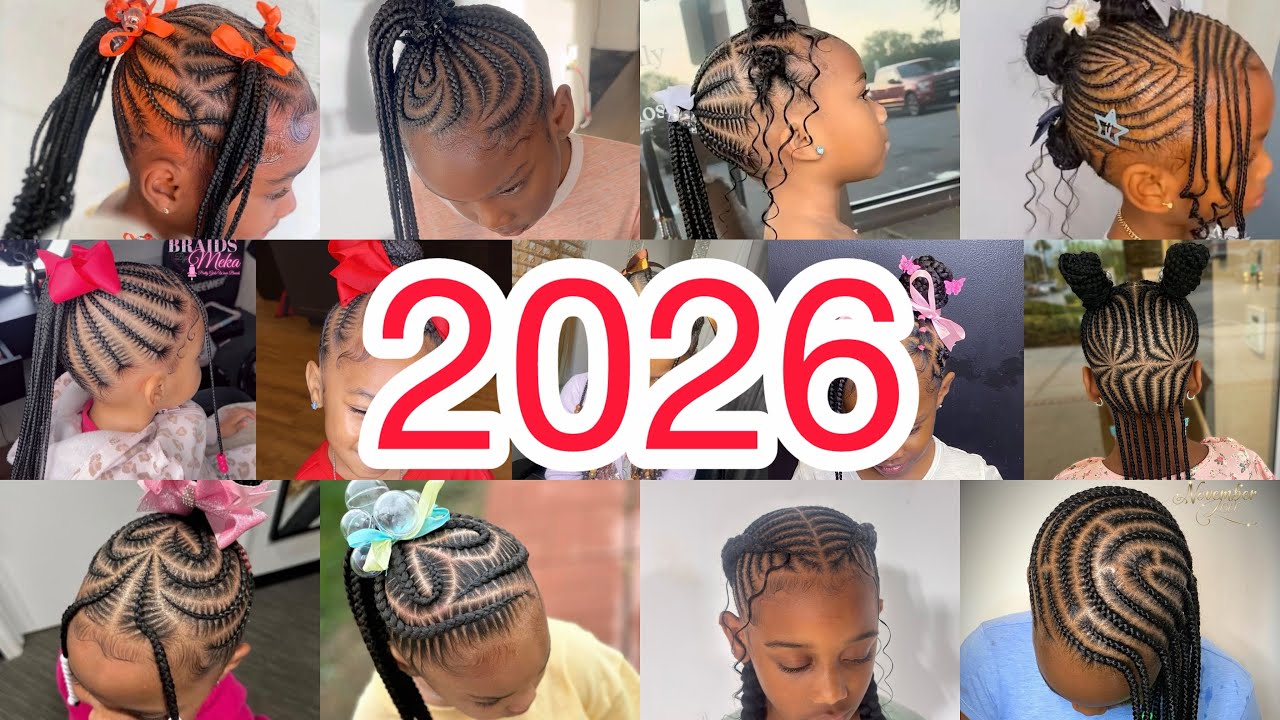 ‼️Новейшие натуральные африканские прически 2026 года для маленьких девочек🔥Супер простые и не тр...