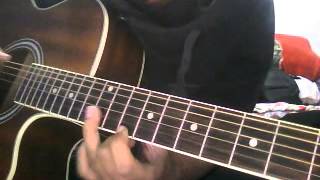 Video thumbnail of "Simsime panima And Bhajo khetma chadke salam Guitar Lesson"