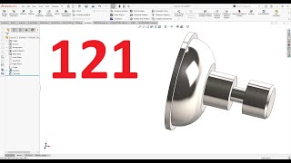 تمارين علي سوليدووركس 2024 || تمرين رقم 121- Solidworks Exercise 121
