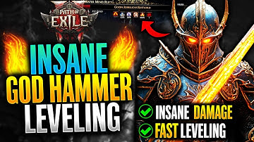 Path of Exile 2 - FAST GOD Hammer Titan Warrior Leveling Build is INSANE! (POE 2 0.3)