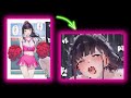 チアガールの女の子はベッドの上でも跳ねる。 【即堕ち2コマ】