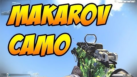 Call of Duty: Ghosts NEW "MAKAROV" CAMO!