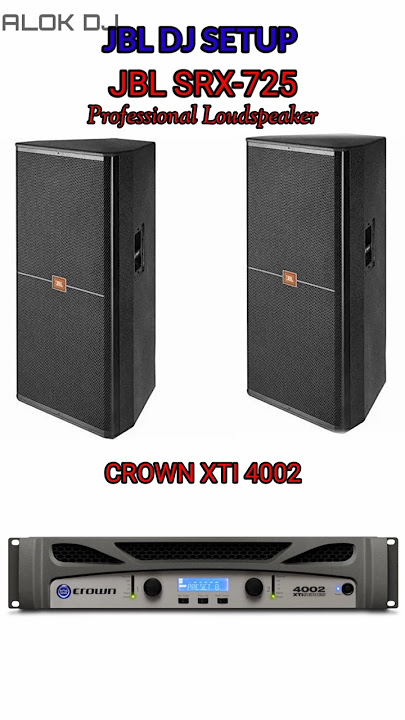🔴 JBL SRX-725 PRICE 💵 | CROWN XTI 4002 AMPLIFIER PRICE | JBL dj setup| #shorts