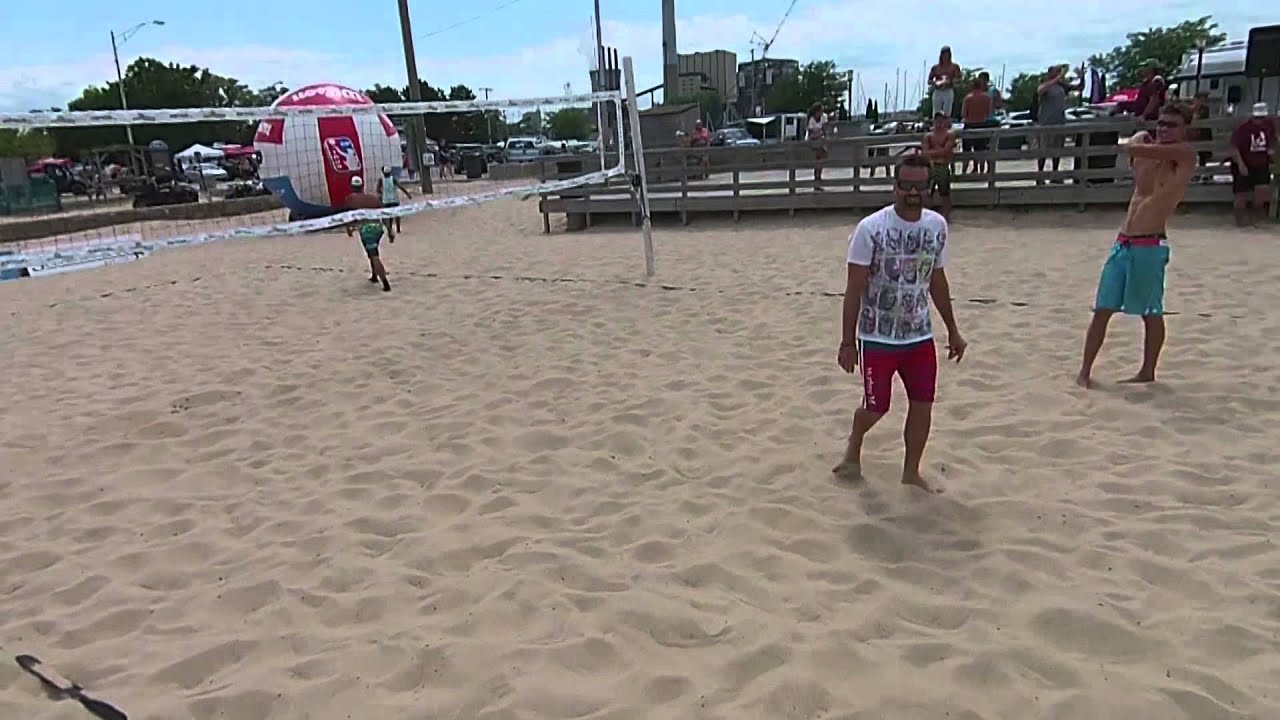 Michigan City Beach Volleyball 8/1 YouTube