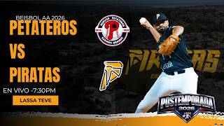 Petateros VS Piratas Beisbol AA Semi Final A Seccion Suroeste