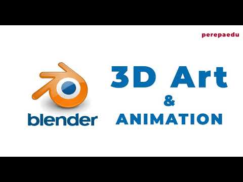 Blender 3D Art - Curve Modifier, Array Modifier  - Animation