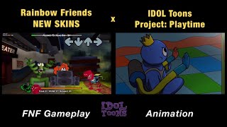 Rainbow Friends Skins in Project Playtime | GAME x Poppy Playtime Animation Huggy Wuggy Boxy Boo