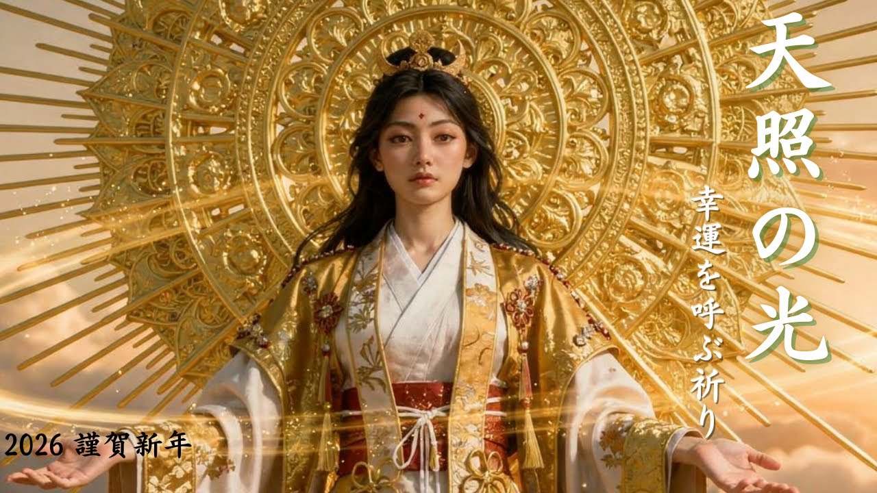 【2026年初日の出】天照大神の浄化と祈り｜運気が上がる和風BGM・作業用・睡眠用