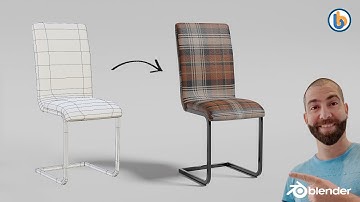 Blender 2.9 Chair Tutorial - Part 3 - Materials, UV Mapping and Rendering
