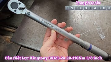 Cần Siết Lực Kingtony 34323-2a 20-110Nm Đầu Vuông 3/8, Cần Xiết Lực, Cần Chỉnh Lực