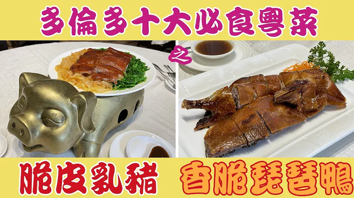 脆皮乳豬 2023🔝🔟 #多倫多 #十大必食粵菜篇 香脆琵琶鴨 豪苑 Orient Bistro #十大名菜 #top10 #燒臘 - 天天要聞