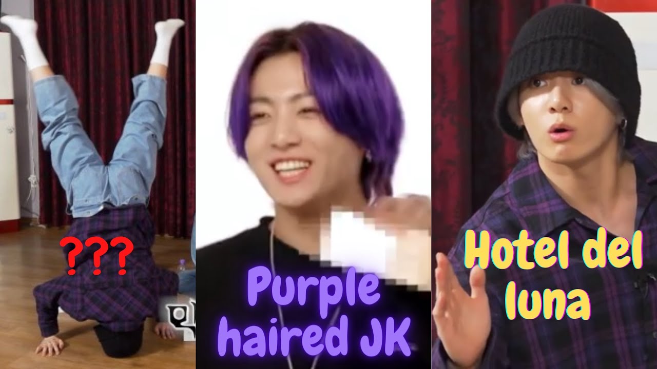 JK with purple hair, BTS being flawless🤞🏻and many more