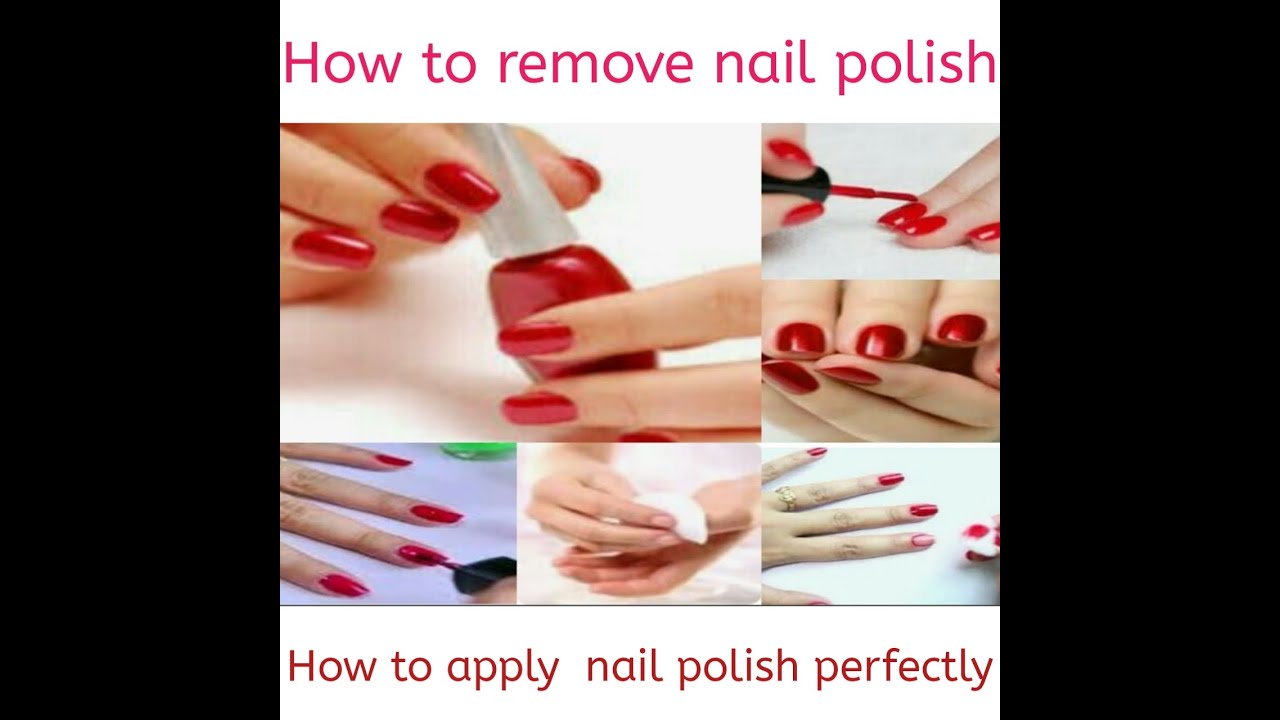 Nail paint remove or lagane ke sahi tarika💅💅💅 - YouTube
