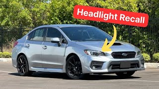 Match Highlights 2017-2019 Subaru Impreza headlight recall: TSB and description