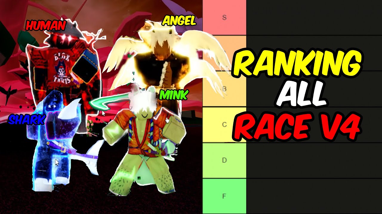 PART 5 The BEST Race Tier List EVER (UPDATE 20 BLOXFRUITS) #bloxfru