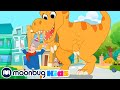 The Dinosaur Superhero! Morphle  | Jurassic Tv | Dinosaurs and Toys | T Rex Family Fun