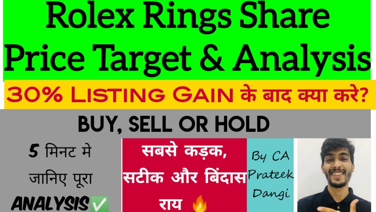 Rolex Rings IPO oversubscribed 130 times on last day - Rediff.com