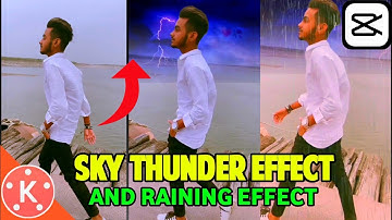 1 Click & Sky Thunder Effect || Sky Thunder Effect Video Editing | Capcut Video Editing