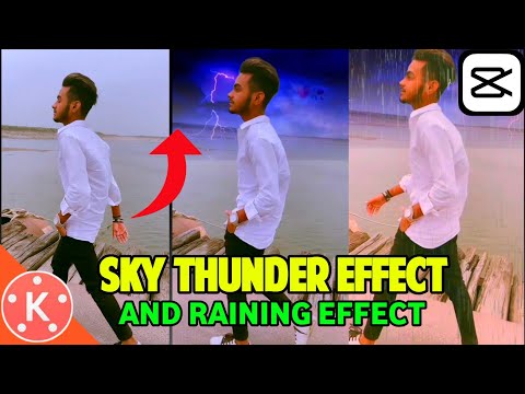 1 Click & Sky Thunder Effect || Sky Thunder Effect Video Editing | Capcut Video Editing