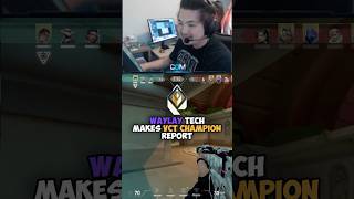 vct champion reports me for this waylay tech... ⚡️ #valorant #valorantclips #waylay #gaming #viral