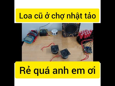 Video mua loa cũ ở chợ nhật tảo quá rẻ ae ơi - youtube