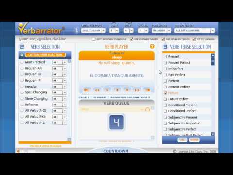 Spanish Verb Conjugation Charts