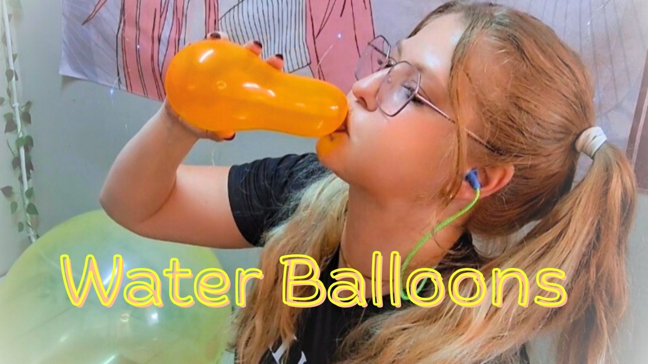 ASMR Water Balloon Inflation 💦 | Tiny Balloons, Big Sounds