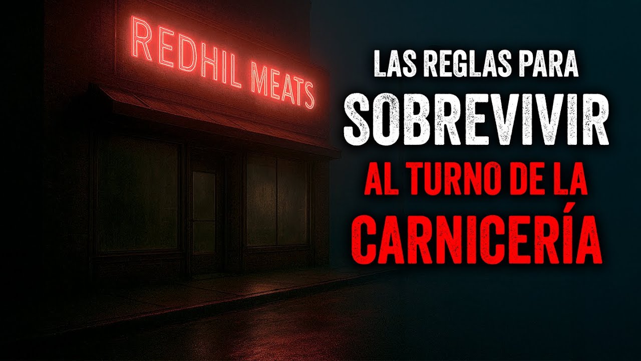 Las REGLAS para SOBREVIVIR al turno de la CARNICERÍA / Creepypasta