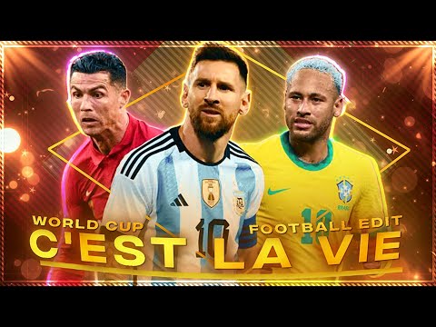 C'est La Vie Edit🗿 - Qatar World Cup Edit⚽🏆 - Ae Inspired Edit💙 -Alight Motion *Free Preset?*📱