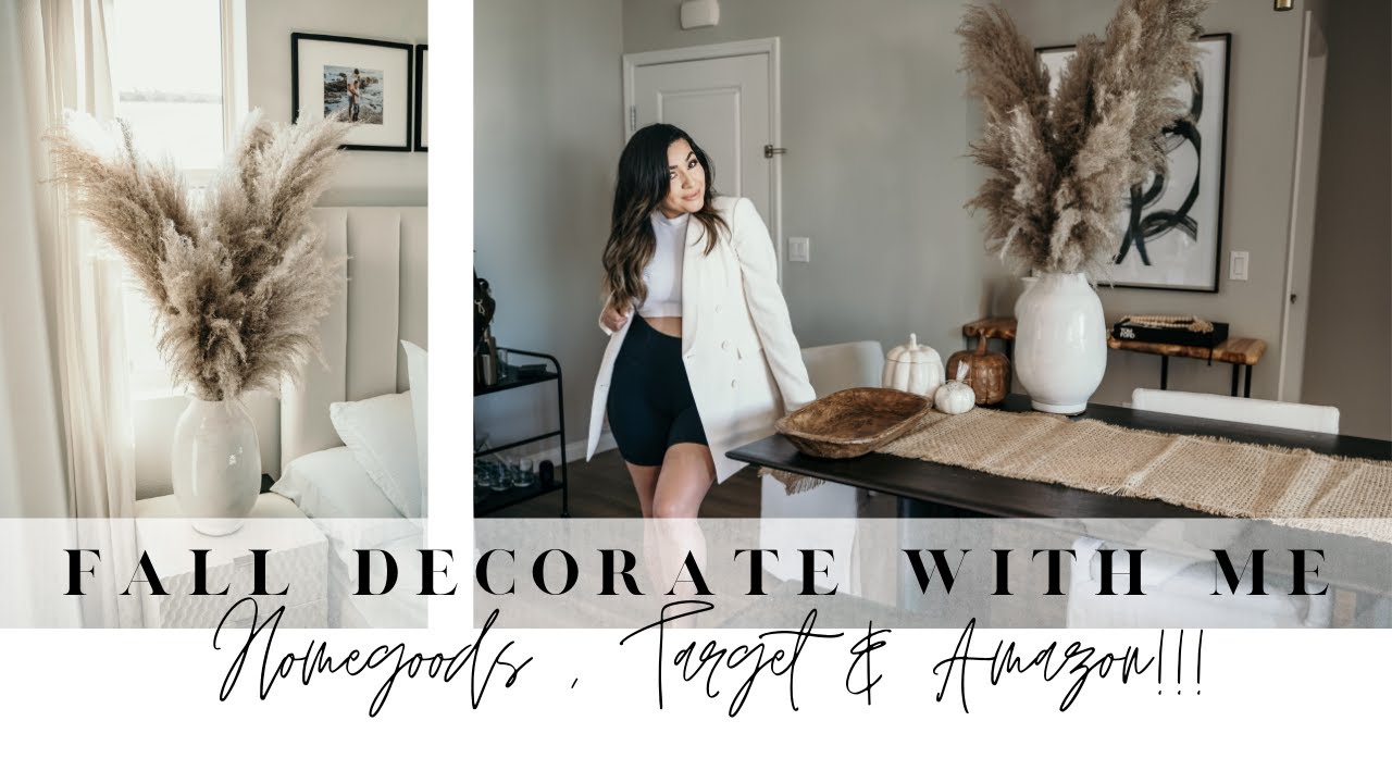 FALL DECORATE WITH ME 2020  I Homegoods , Target , Amazon
