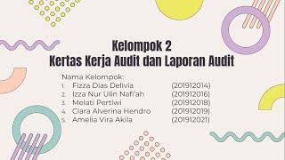BAB 2 Pelaporan (Kertas Kerja Audit dan Laporan Audit) - Audit Manajemen