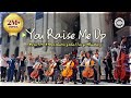 [Special] You Raise Me Up - Busking in Times Square NYC | Hope Sharing challenge | WMSCOG