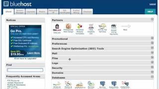 Intstall Joomla At Bluehost