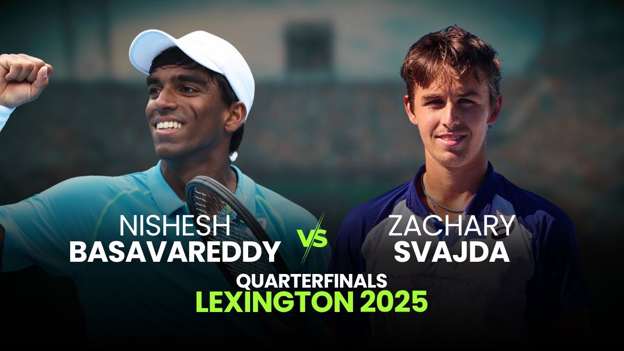 Нишеш Басавареди против Закари Свайды | Лексингтон, квалификационный раунд 2025 | Лучшие моменты ATP