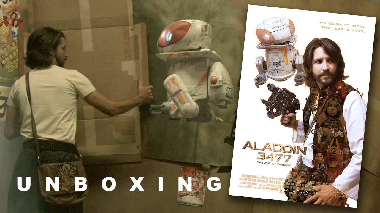 Unboxing the ALADDIN 3477 One Sheet Movie poster!